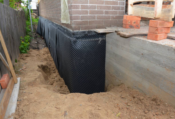 Happy homeowners after waterproofing job in Schaumburg